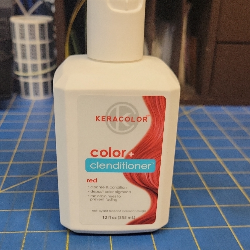 Keracolor Color + Clenditioner Red 355ml New in Bottle